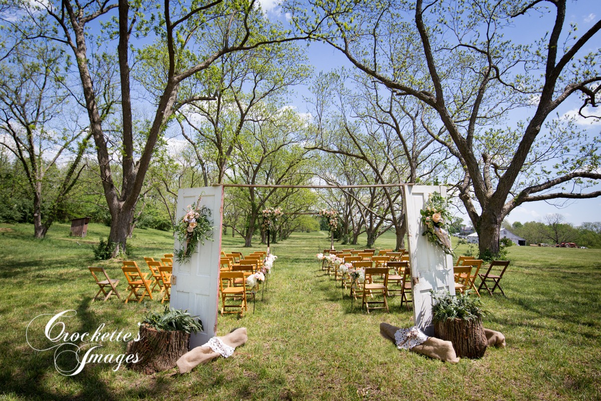 Wedding Ceremony in a Pecan Grove