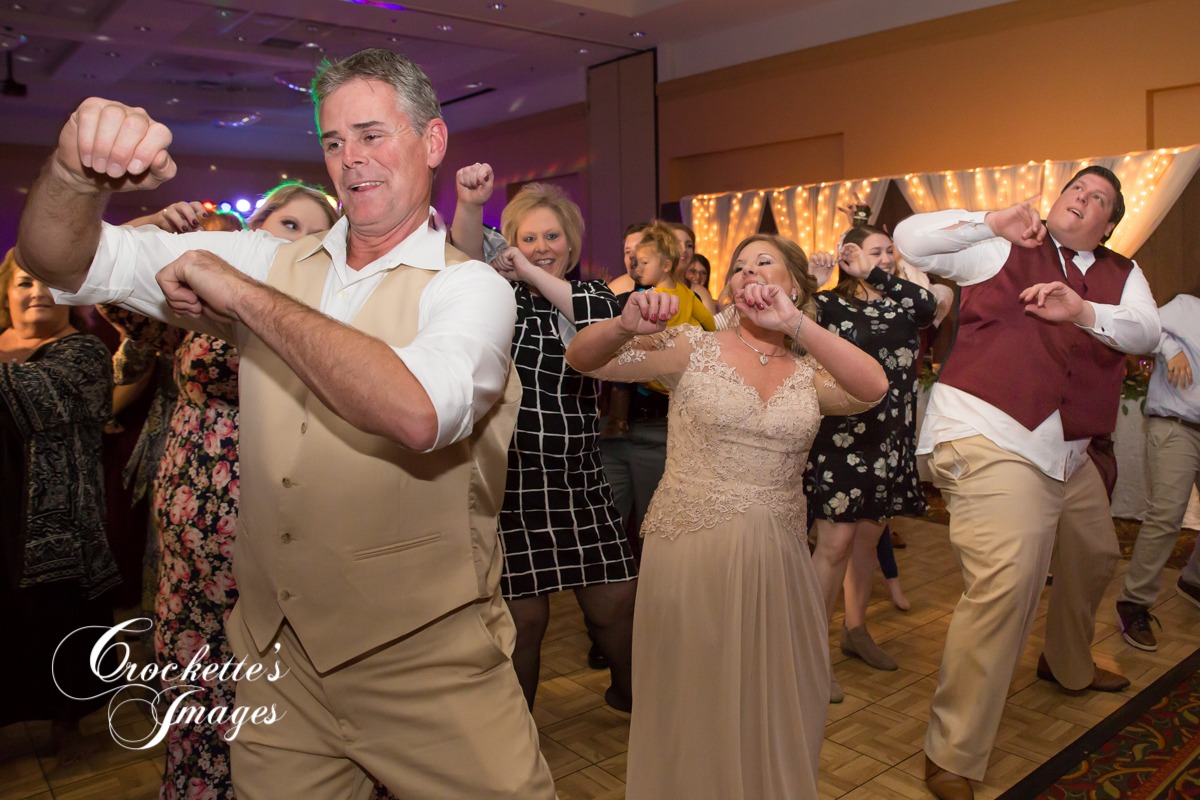 Wedding Reception with everyone dancing