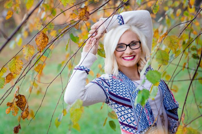 Fun Fall senior photos