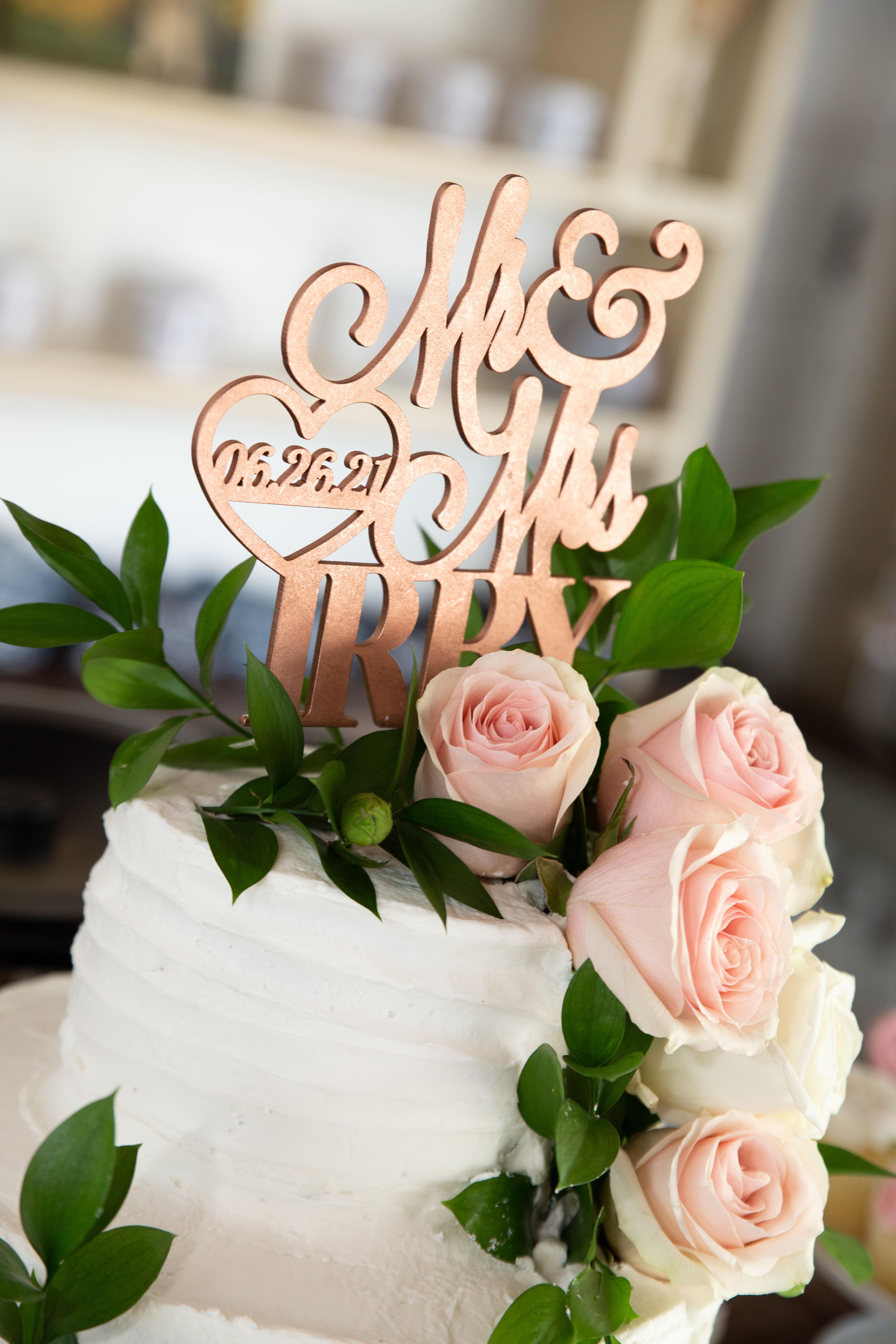 Wedding Cake at The Artisan in Bloomsdale, MO