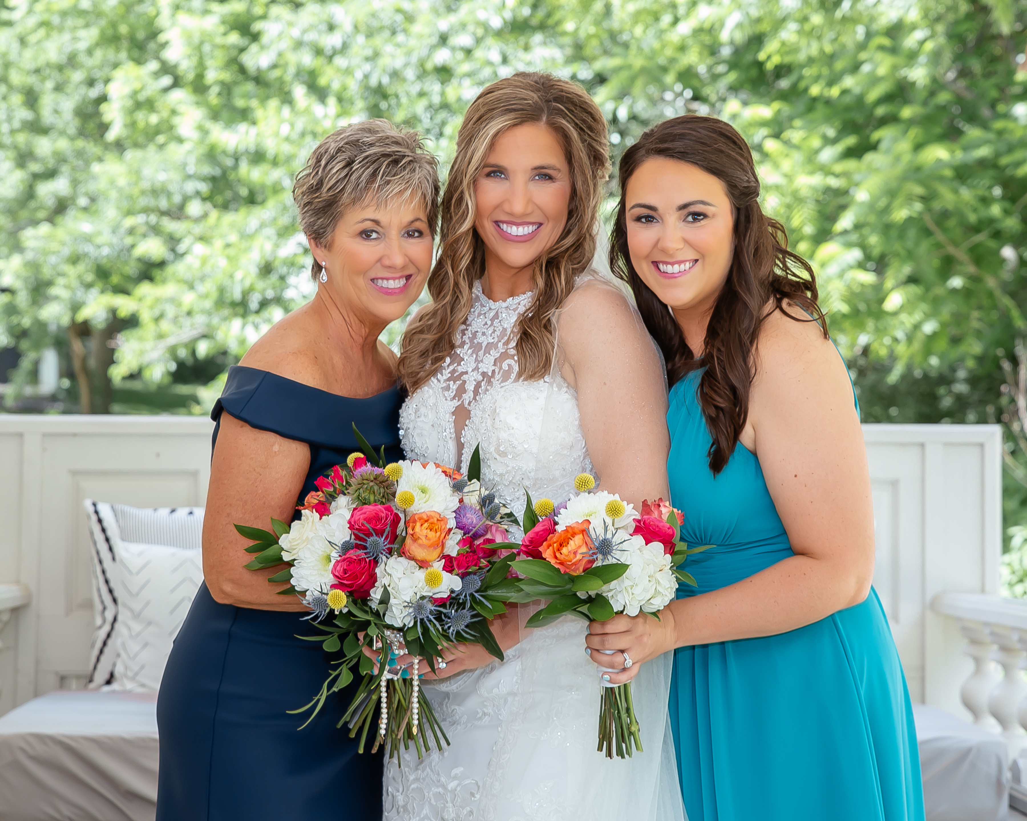 Loving Family Wedding Photo