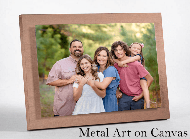 Family Photography 4 Family Photo on Metal Art