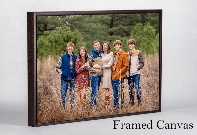 Family Photography 5 Family Photo in Framed Canvas