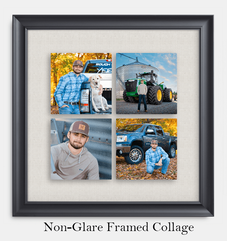 Non-Glare Framed Collage from Crockette's Images