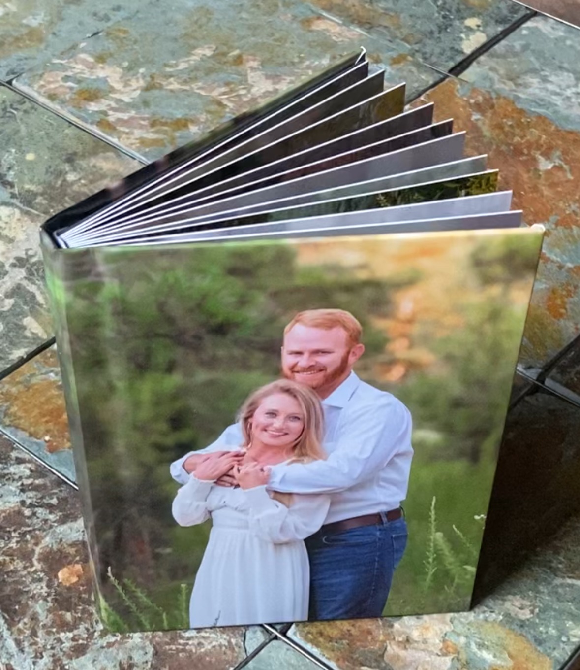 engagement album example from Crockette's Images