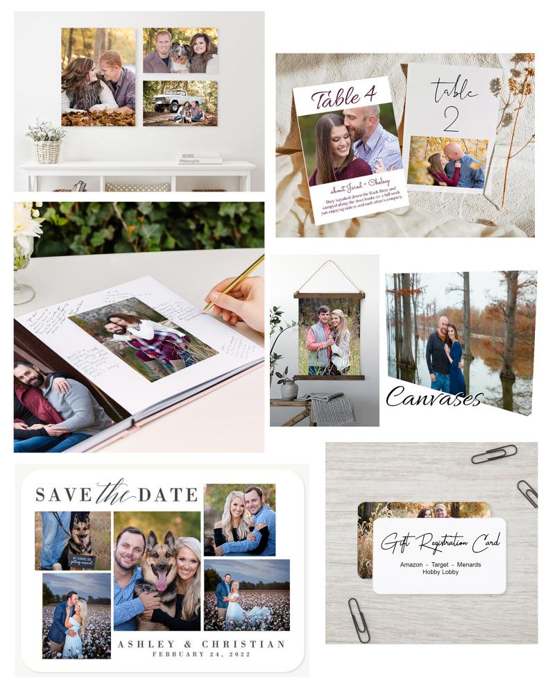 how to display your engagemenr photos - with Crockette's Images