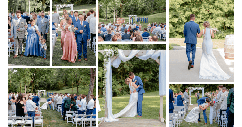 Do You Need to hire a Second Wedding Photographer? 6 Joyful moment as the bride and groom are pronounced husband and wife, captured with both zoom and wide-angle lenses by a strategic photography team, preserving the memory forever.