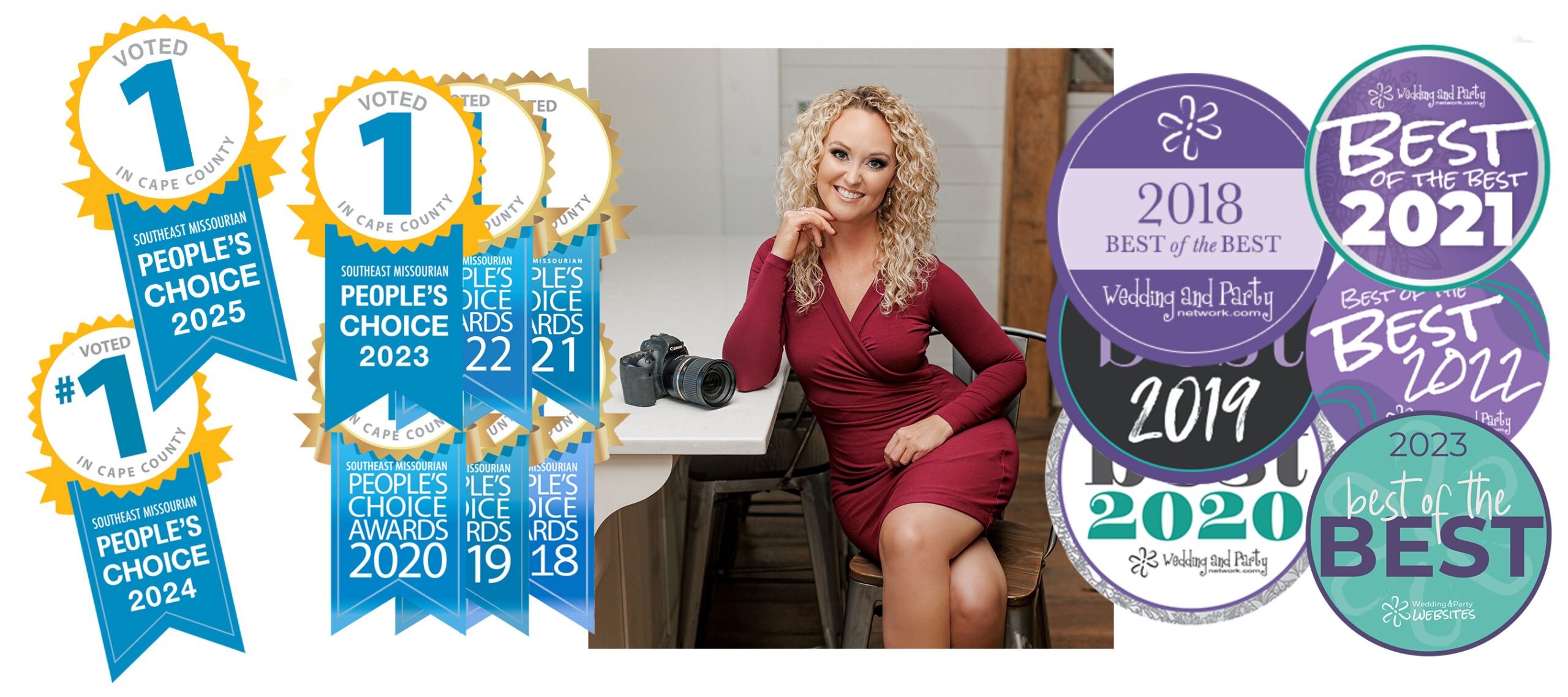 proudly named the #1 People's Choice Photographer in Cape Girardeau, MO. since 2018

proudly named Cape Girardeau's #1 People's Choice Photographer since 2018