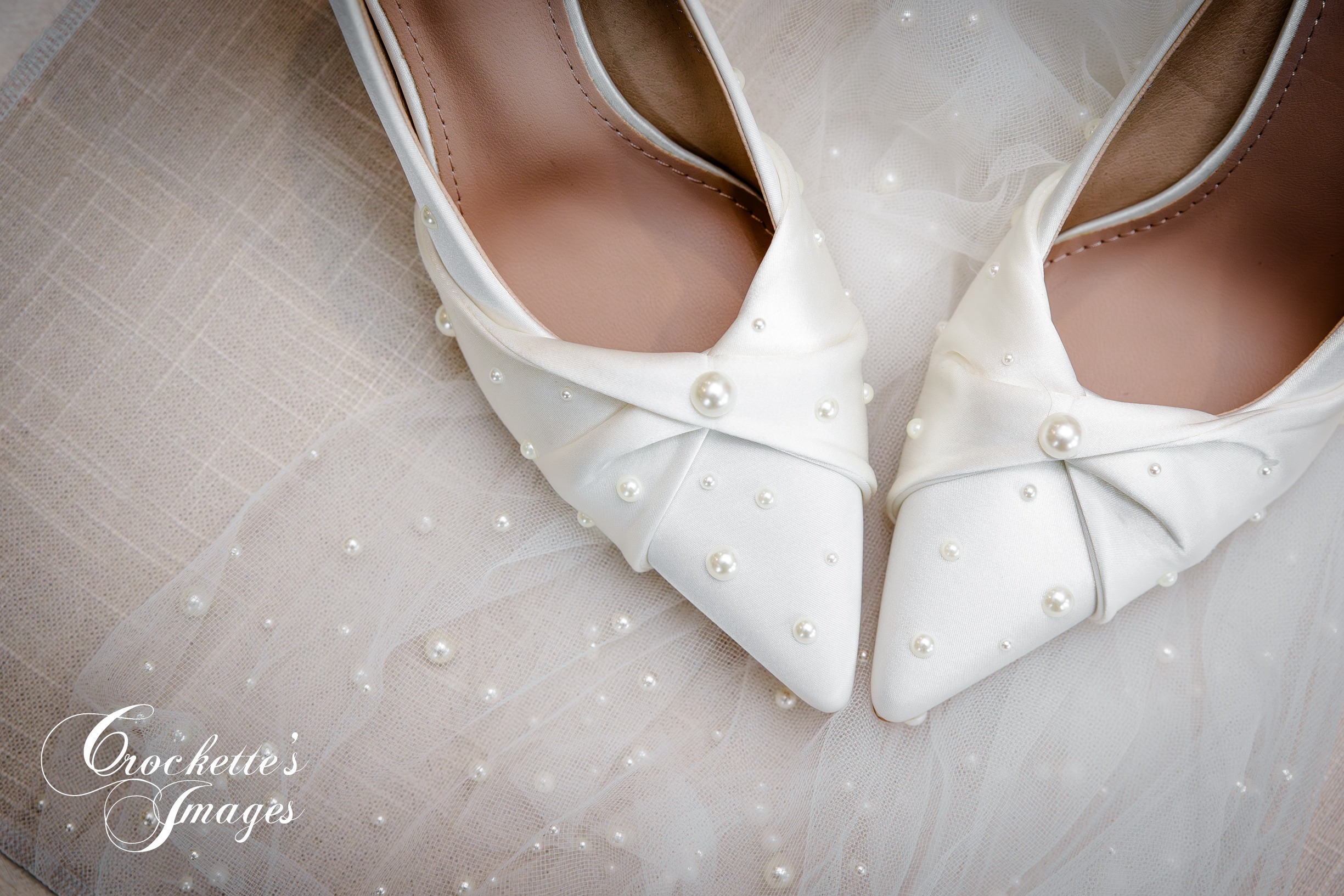 Wedding shoes detail photo from Crockette's Images