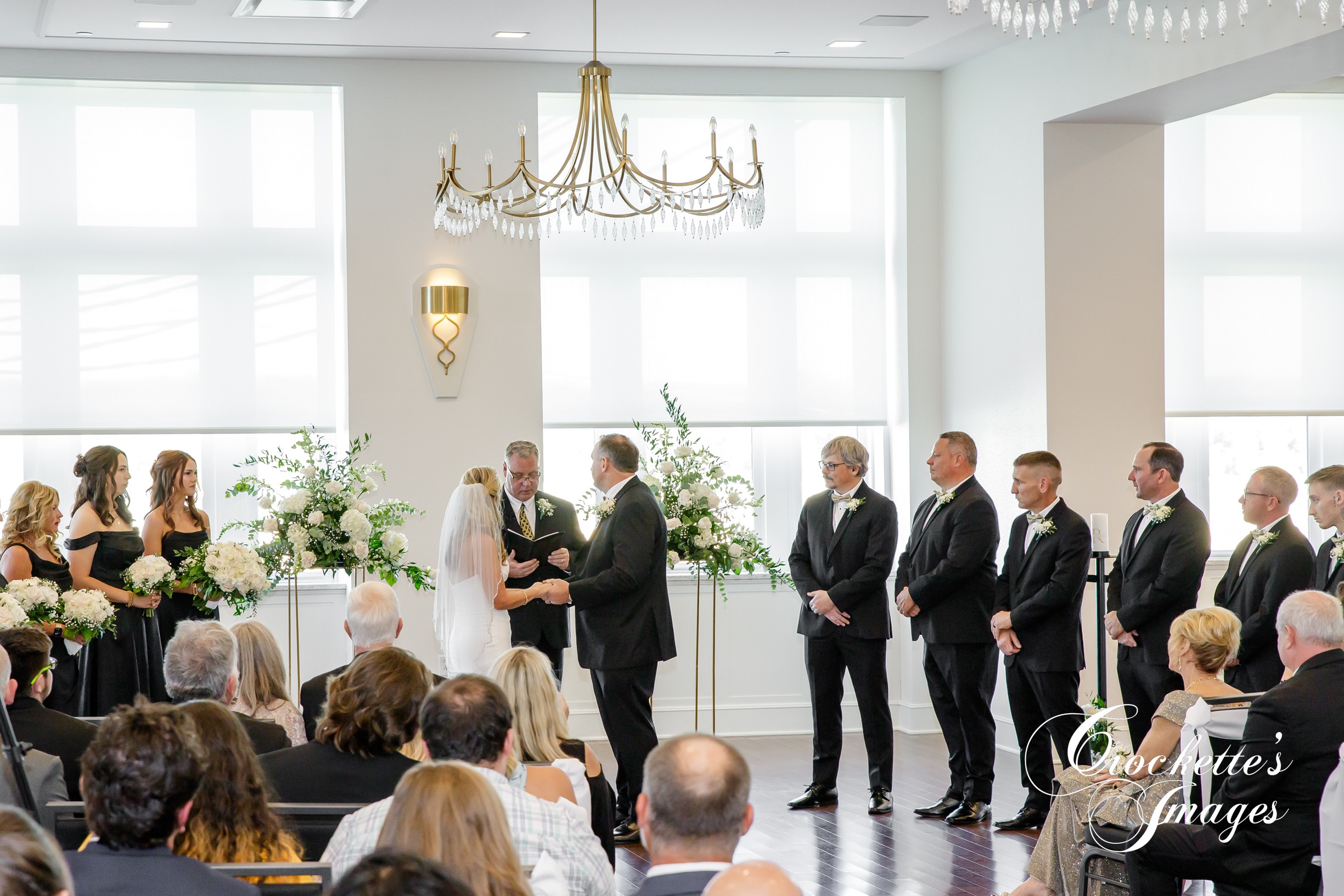 Ceremony at The River View Room downtown Cape Girardeau, MO