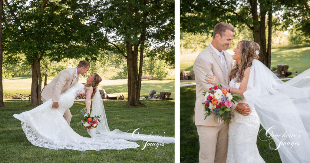 How to Pose With Your Bridal Bouquet for Timeless Wedding Photos You’ll Love Forever 11 Wedding photo collection demonstrating how to pose with your wedding bouquet.