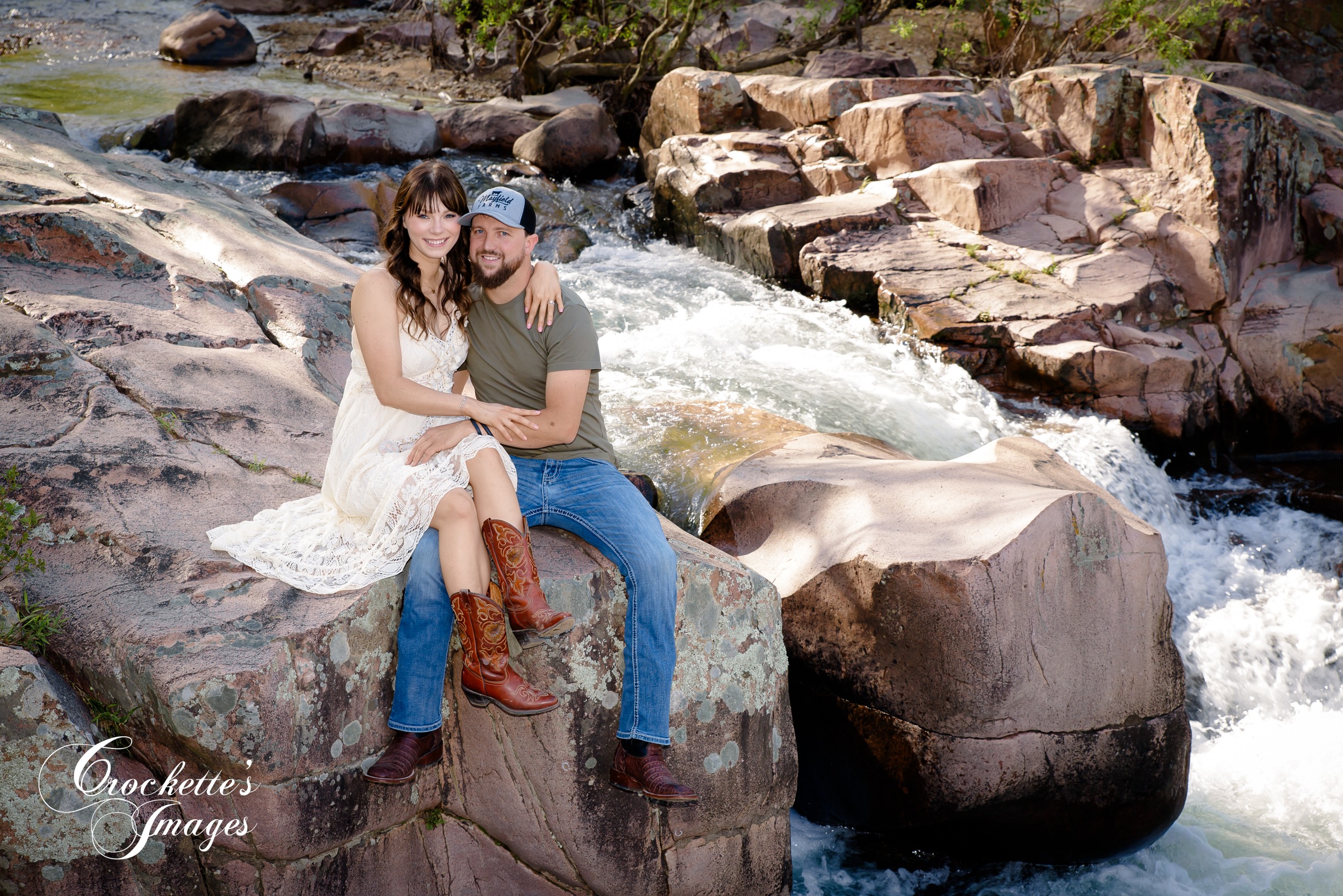 Engagement photo with Crockette's Images at Amadon