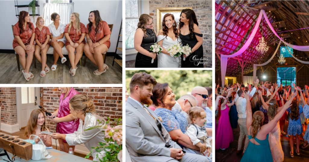 Authentic wedding day emotions captured from bridal preparations and family moments to heartfelt celebrations and a joyful rustic barn reception.